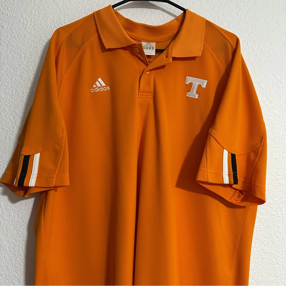Adidas Tennessee Volunteers Polo ClimaCool Shirt‎ Men’s Size L SEC University - Picture 4 of 6